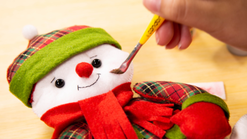 Como Fazer Boneco de Neve em Feltro – Passo a Passo e Molde Grátis