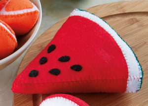 frutas de feltro