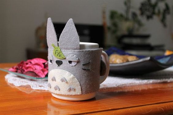 porta caneca de feltro