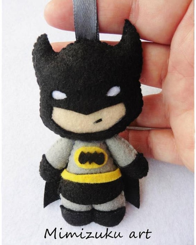 Chaveiro do Batman de feltro 