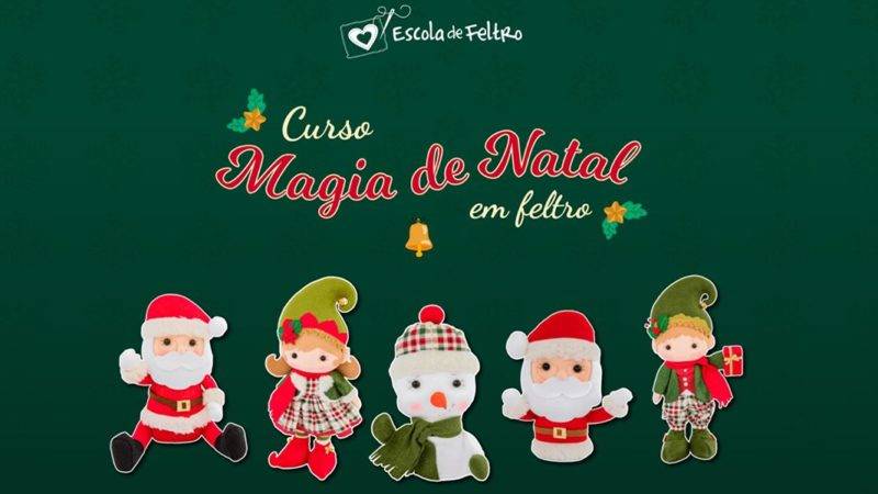 PV – Escola de Feltro – V84 – Magia de Natal