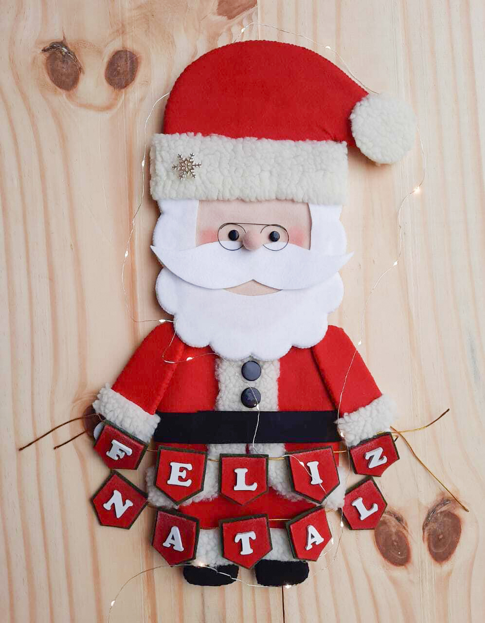 enfeite-porta-natal-papai-noel - Escola de Feltro enfeite-porta-natal-papai-noel - Escola de Feltro