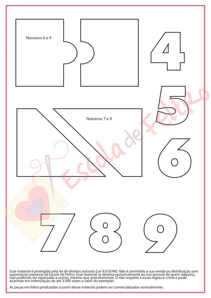 como fazer quebra-cabeça de feltro