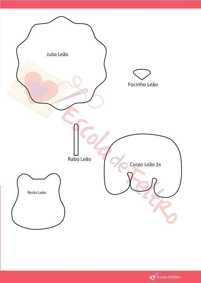 molde de leão