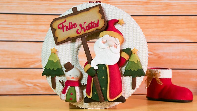 Enfeites de Natal em Feltro: 25 Ideias de Peças para Fazer e Vender Muito