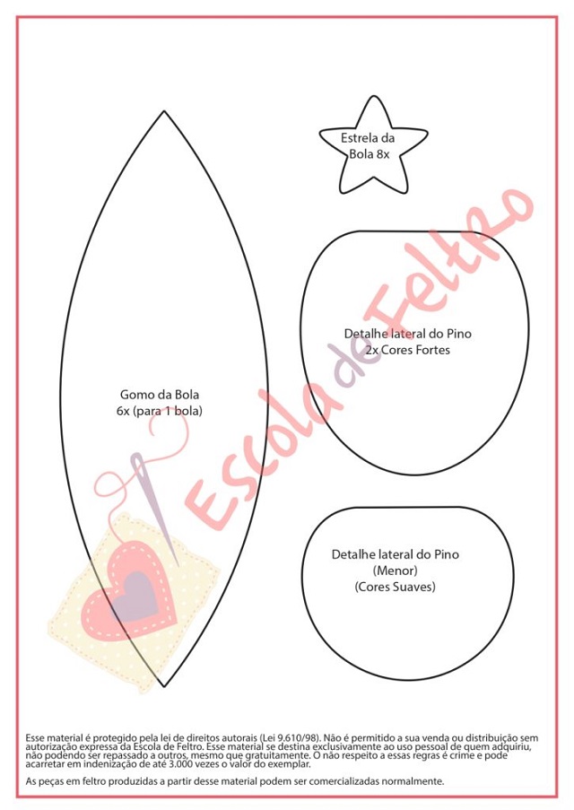 moldes de feltro para o dia das criancas