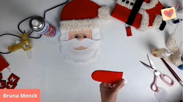 Papai Noel de feltro