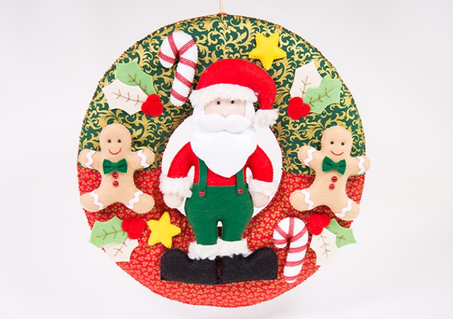 Guirlanda de Natal para porta