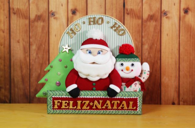 como fazer enfeite de natal em feltro