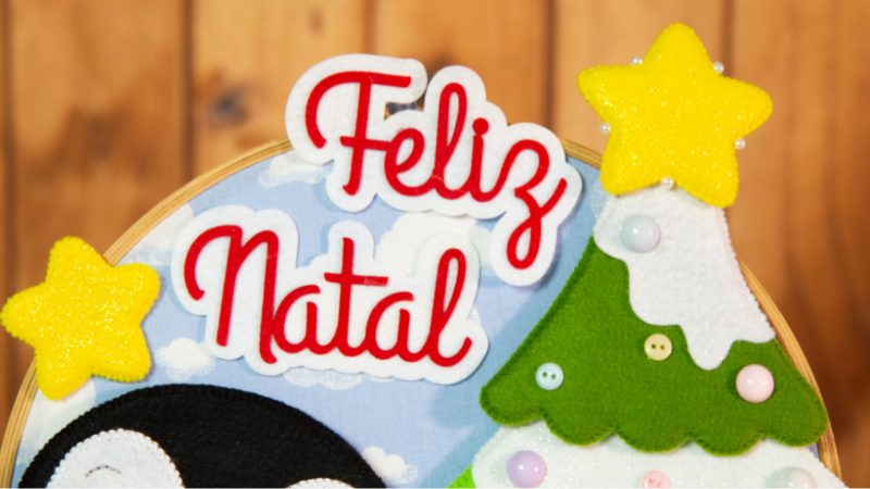 Enfeite de Natal de Feltro: Aprenda a Fazer Estrela com Pérolas para a Árvore