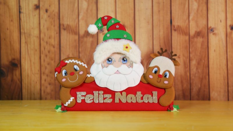 9 Moldes de Natal para Artesanato em Feltro Para Baixar Grátis